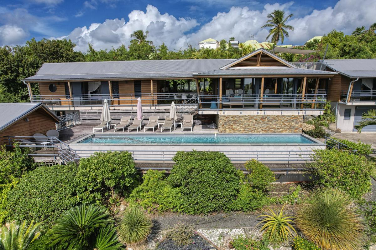 4.location villa piscine Saint François Guadeloupe_vue du ciel